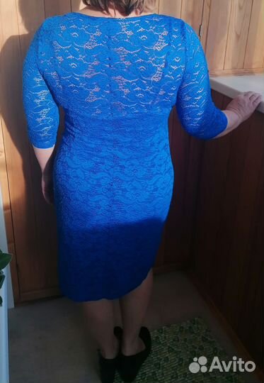 Платье нарядное ажурное 48