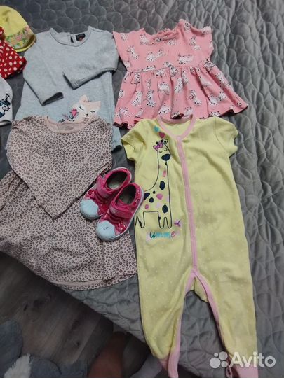 Детские вещи на девочку пакетом 92