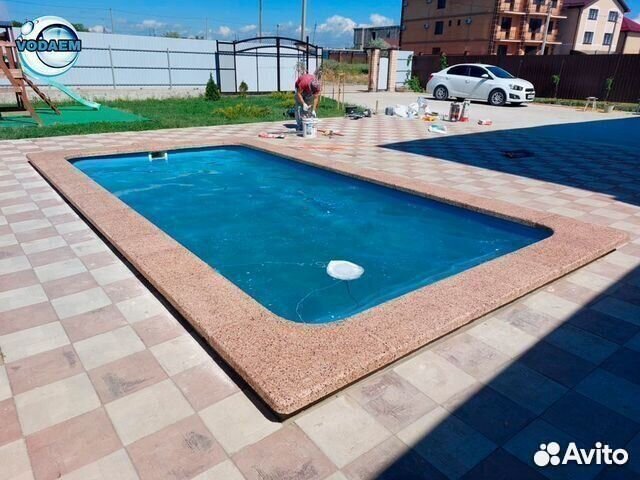 Бассейн прямоугольный 8x3x1.5 с подогревом