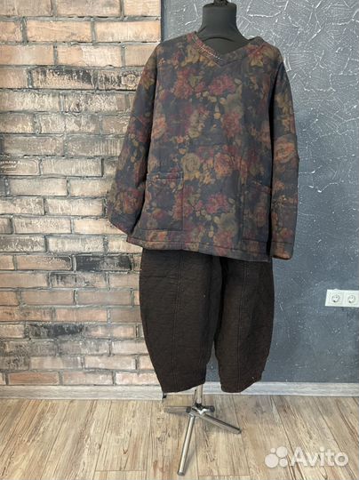 Брюки бохо большой размер