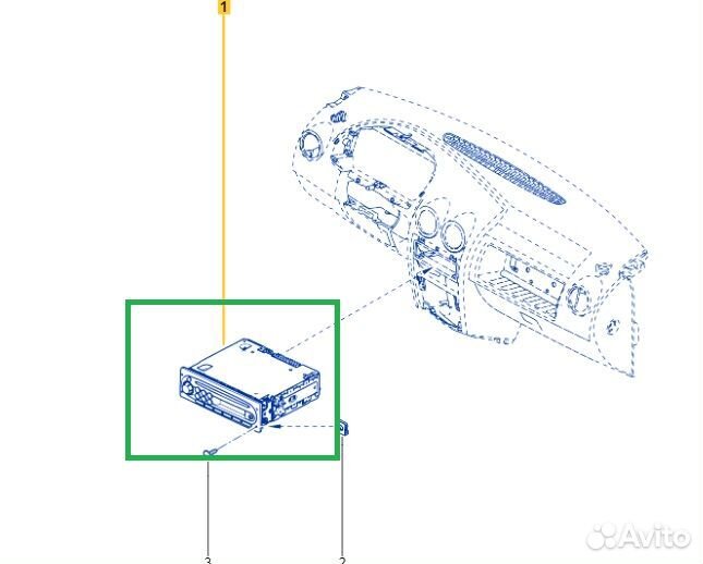 Магнитола Renault Duster HSM H4M430 2019