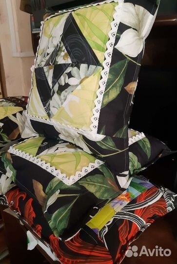 Подушки диванные пэчворк