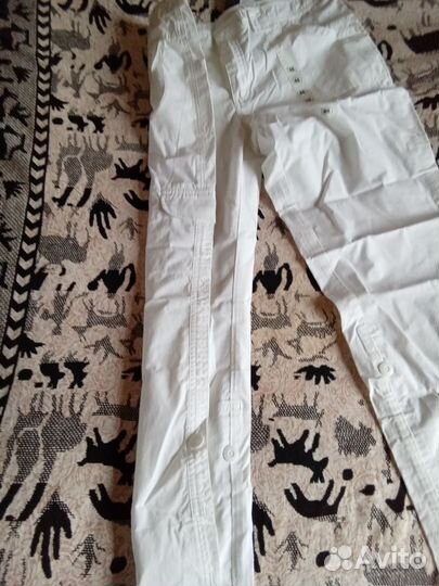 Брюки белые