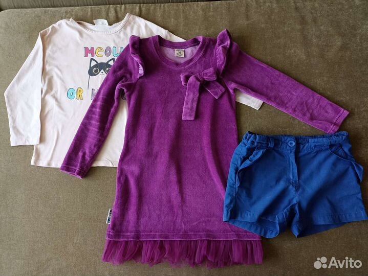 Одежда для девочки пакетом р.116