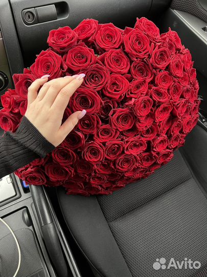 Цветы. Букет 101 роза с доставкой
