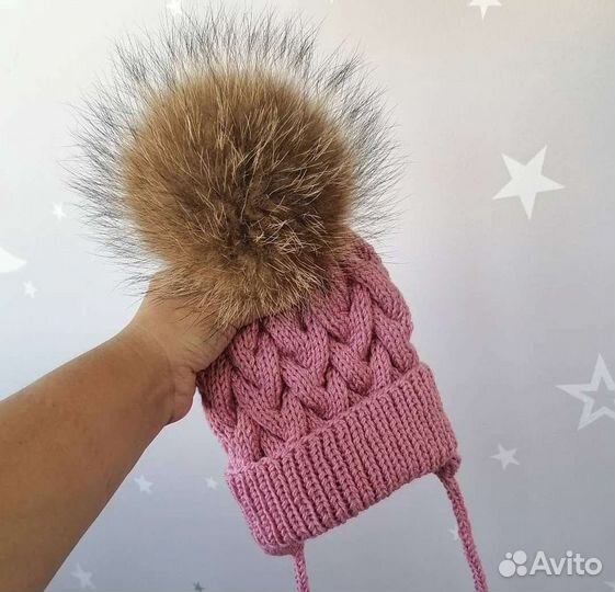 Вязаные шапки на заказ