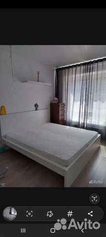 Кровать двухспальная с матрасом 180 200 IKEA