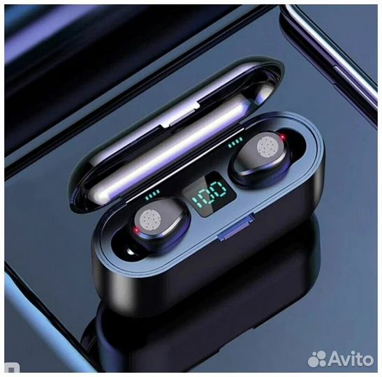 Наушники беспроводные. сенсорные с powerbank