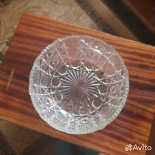 Ваза салатник хрусталь СССР