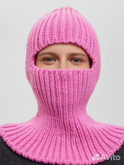 Балаклава розовая Aim clo, новая