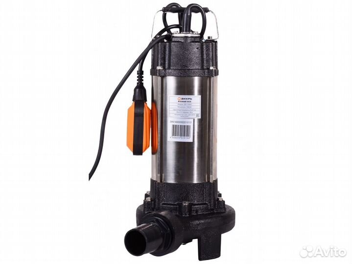 Фекальный насос Вихрь фн-1500Л