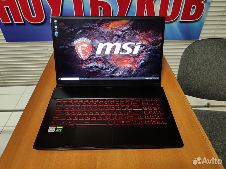 Новый ноутбук MSI / 17 дюймов / RTX 3060