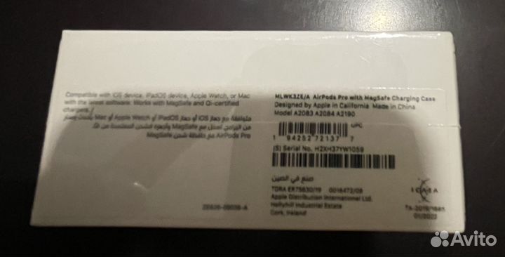 Apple airpods Pro. оригинал в упаковке