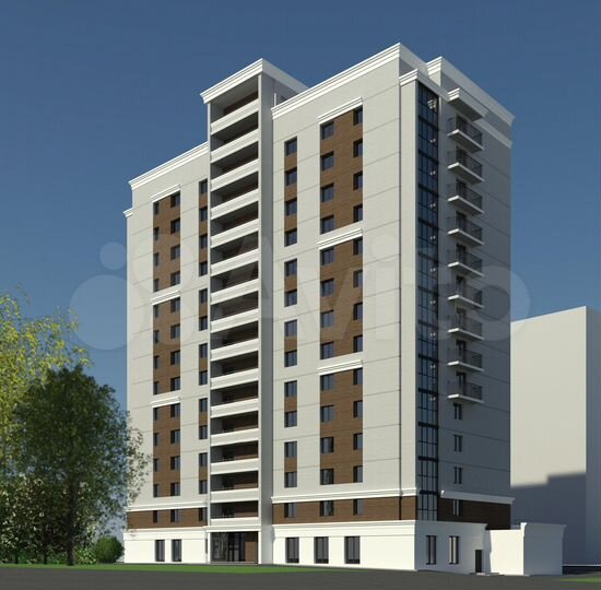 2-к. квартира, 64,1 м², 2/15 эт.