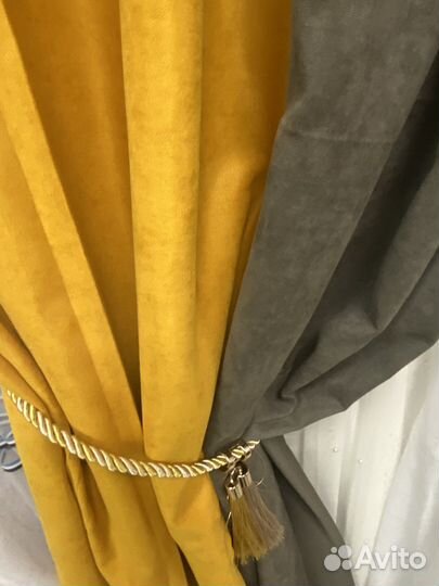 Шторы готовые с подхватами, 200- 270 -2 шт