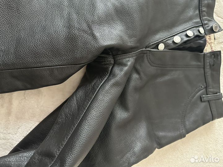 Кожаные брюки