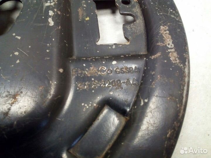 Кожух тормозного барабана (опорный щит) задний пра