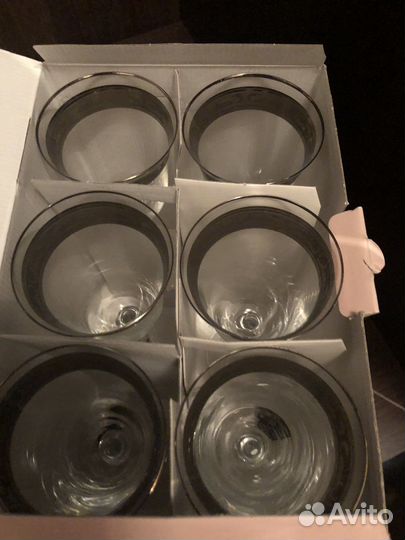 Бокалы для вина новый набор Богемия