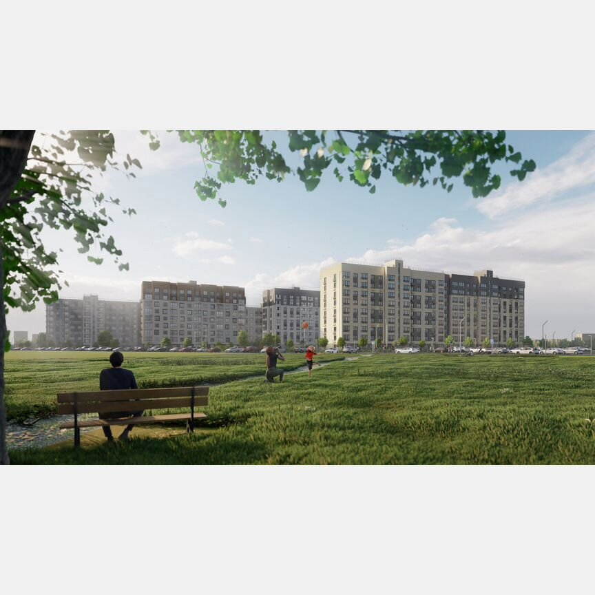 2-к. квартира, 60,9 м², 7/9 эт.