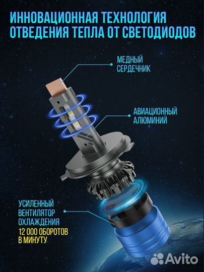 TLS V30 PRO светодиодные LED лампы Н4 для авто