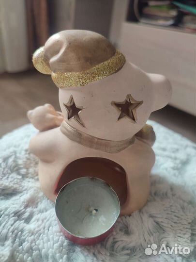 Декоративный подсвечник статуэтка