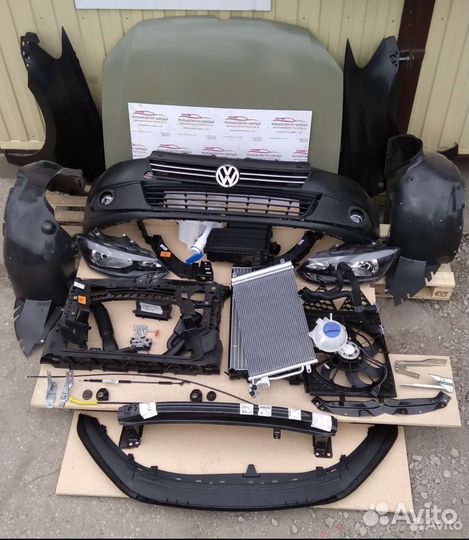 Бампер передний volkswagen polo