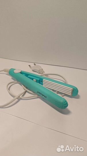 Мини утюжок для волос гофре для объема haidi