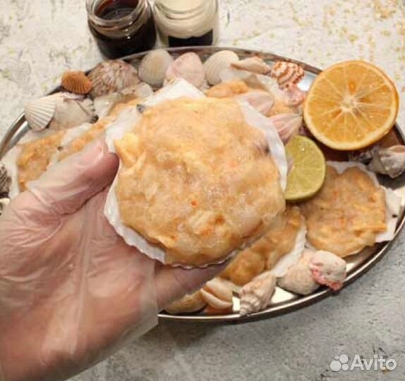 Морской гребешок фаршированный