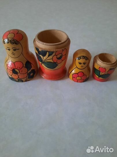 Матрешки деревянные СССР