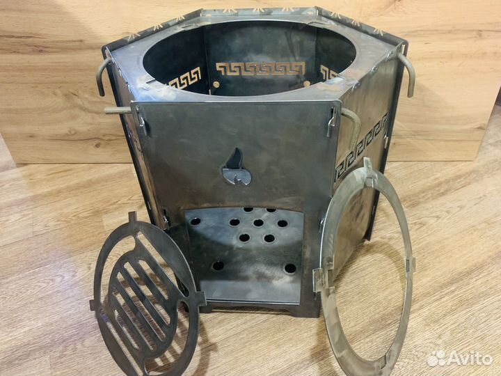 Печь под казан 4 в 1