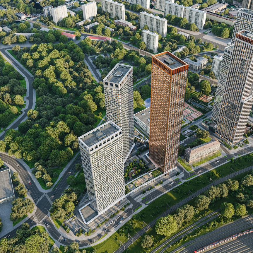 3-к. квартира, 85,6 м², 5/60 эт.