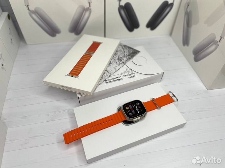 Apple watch Ultra 2 с яблоком