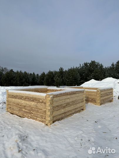 Сруб дом баня