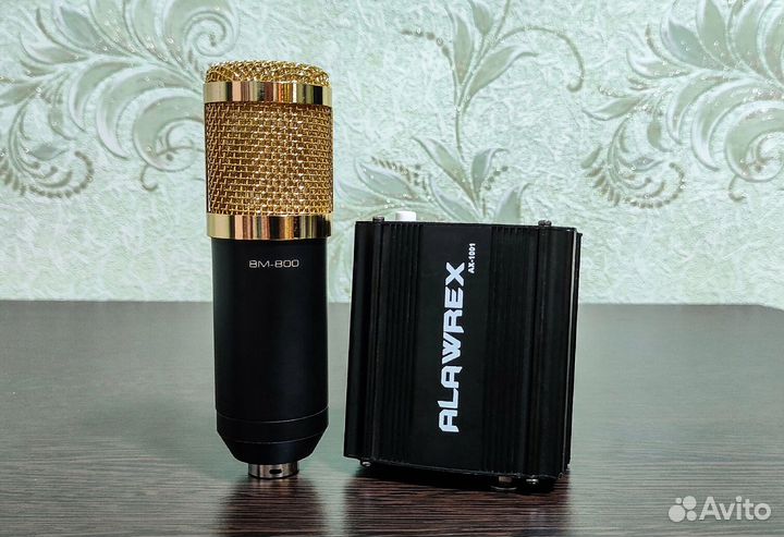 Студийный конденсаторный микрофон BM-800