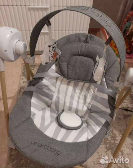 Детские электрокачели amarobaby (шезлонг)