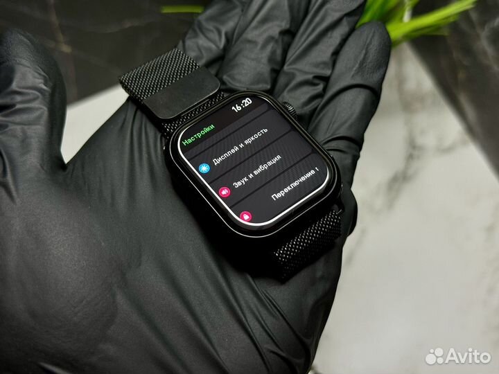 Смарт часы Apple watch 9 + Металлический ремешок