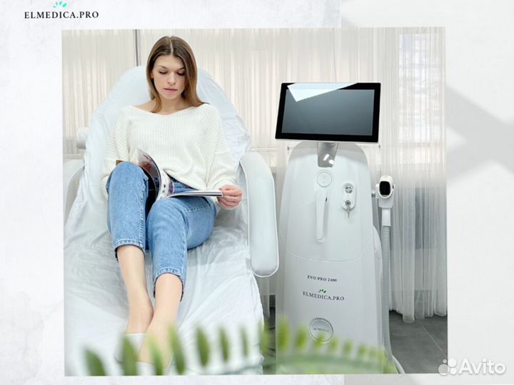 Диодный лазер El'Medica 2000w, новинка 2024г