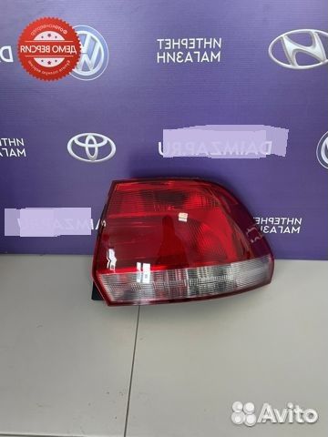 Фонарь задний Volkswagen Polo правый (10-15)