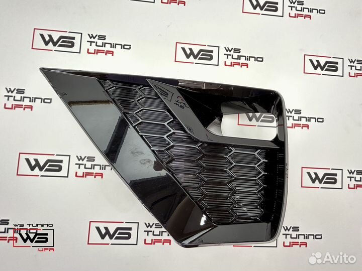 Накладки на туманки prado 150 Блэк оникс TX37