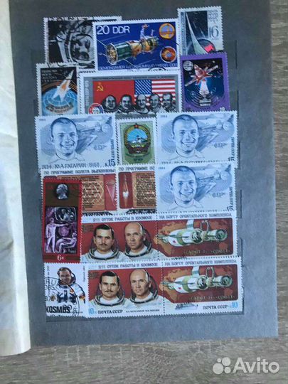 Набор 395 марок в альбоме 60 лет ссср. Т
