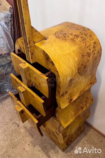 Комод в форме виолончели/контробас. Винтаж