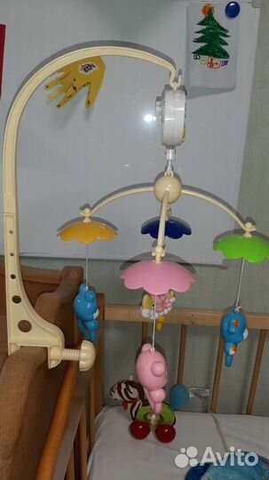 Мобиль tiny love солнечная полянка+подароккарусель