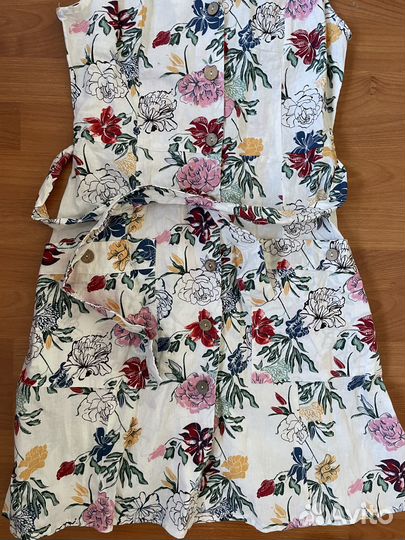 Сарафан платье в цветочек цветы colins