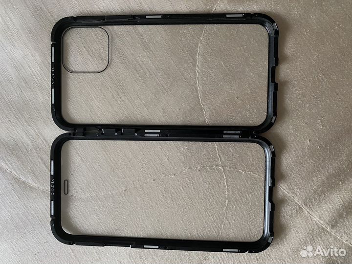 Чехол на iPhone 11 pro прозрачный магнитный