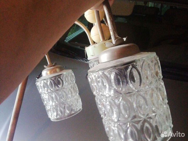 Люстра трехрожковая СССР