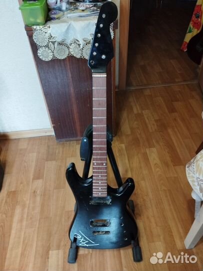 Электрогитара суперстрат, дрова, Корея, 87г