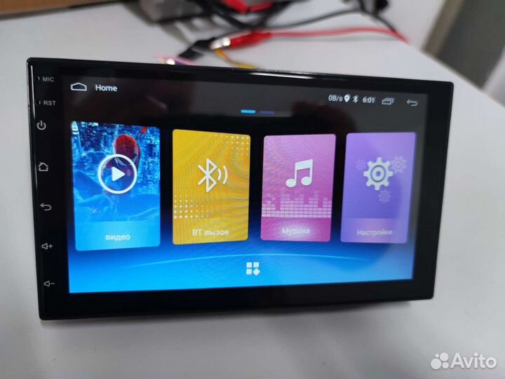 Магнитола Podofo A2749, 1/32г.б, голос.управл