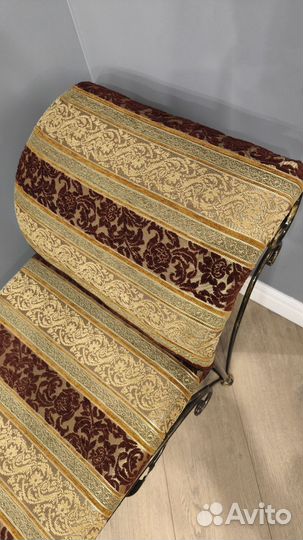 Банкетка новая кованая лавочка скамейка гобелен