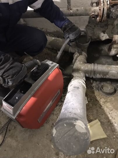 Прочистка, отогрев канализации 