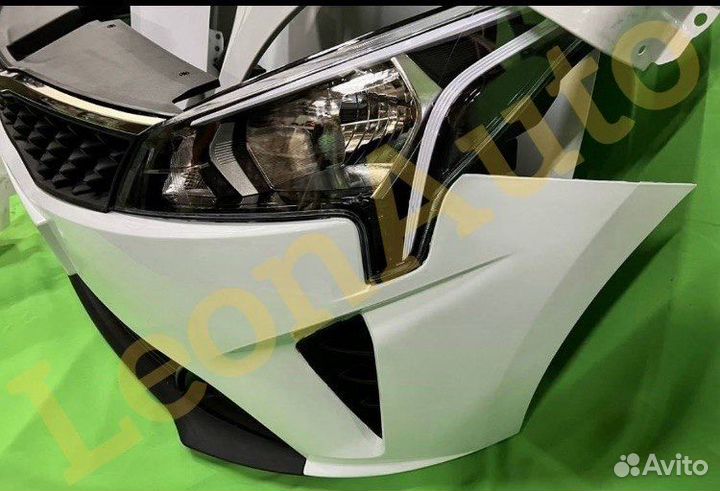 Ноускат бампер передний Kia Rio 2011-2024(3)